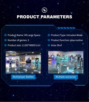 Parc d'attractions Multijoueur VR Arena Réalité virtuelle Free Walk Roam Platform XR Battle VR Shooting Arcade Game Simulator