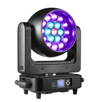 19x25W LED Zoom Tête Mobile Stage Light RGBW DMX Beam Wash Lighting DJ Disco Bar R2 Wash Lights
