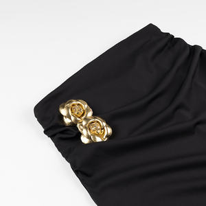 沈竹套装女2件套2025时尚针织套装复古女裁剪背心 + 裙子女套装 - Product Image 5