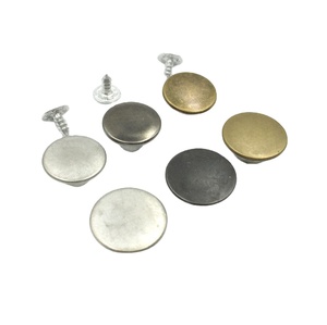 17Mm Phẳng Tùy Chỉnh Kim Loại Sắt/Thép Quần Áo Jean Đinh Tán Người Đàn Ông Nút - Product Image 6