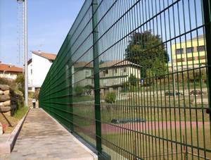 Nhà Hệ Thống An Ninh Đôi Dây Thanh Lưới Hàng Rào Điện Đôi Dây Lưới Hàng Rào Cho Công Nghiệp - Product Image 2