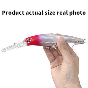 Vente en gros d'appâts durs en plastique ABS haute simulation flottant leurre de pêche artificiel Pesca méné 155mm 67g leurre méné pour bar - Product Image 6