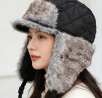 Gorro de Invierno Unisex de Diseño Personalizado para Hombre y Mujer, con Máscara para Proteger el Cuello, Gorro Ushanka