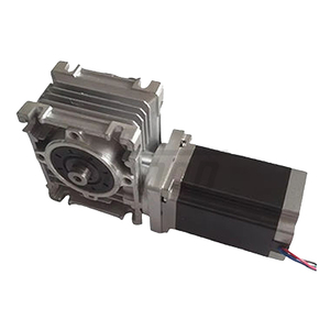 Moteur pas à pas Nema 34, modèle RV40, réducteur de vitesse à vis sans fin, montage sur bride, arbre plein, 14-280 tr/min, pour bras robotiques et systèmes de convoyage - Product Image 2