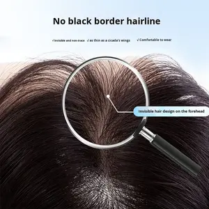 วิกผมผู้หญิงแบบติดศีรษะ  ฟูเป็นธรรมชาติ  บางเบา  ผสมไหม  ไม่มีเชือกผูก  แสกกลาง  ลอนใหญ่  <span class=keywords><strong>ผม</strong></span><span class=keywords><strong>ยาว</strong></span>  วิกผมหยิก  30% <span class=keywords><strong>ผม</strong></span>แท้ - Product Image 3