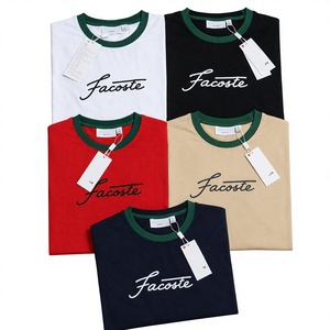 เสื้อยืดคอลเลคชั่นใหม่ปี 2026 แบบสั่งทำ สีพื้น คอกลม พิมพ์โลโก้ สไตล์ลำลอง สตรีทแวร์ เสื้อผ้าบังกลาเทศ สต็อกสินค้าส่วนเกิน - Product Image 1