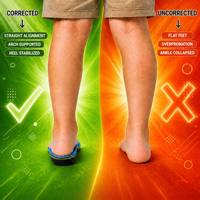 Semelles orthopédiques personnalisées en mousse à mémoire de forme PU pour enfants - Haute densité, respirantes, légères, avec soutien de la voûte plantaire, respectueuses de la peau