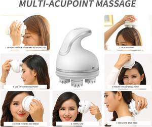 Massaggiatore elettrico della <span class=keywords><strong>testa</strong></span> tenuto in <span class=keywords><strong>mano</strong></span> del massaggiatore del cuoio capelluto <span class=keywords><strong>di</strong></span> vendita calda per rilassarsi - Product Image 5