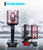 Plateforme élévatrice mobile hydraulique et entièrement électrique, automotrice, intelligente, pour une personne, élévateur aérien monopersonnel
