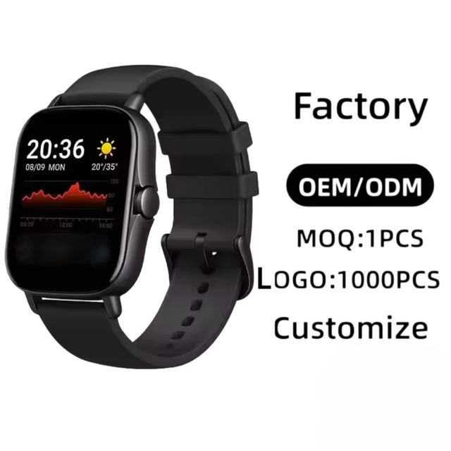 Custom Smart Watch Men BT Call Fashion Square Screen Factory Custom Logo Private Label 7-Day Fast Delivery Wholesale