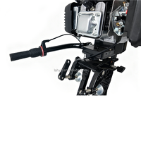 Moteur hors-bord à essence Hailebao 4 temps 4HP 53,2cc refroidi par air avec coque en PVC pour la pêche et les bateaux pneumatiques