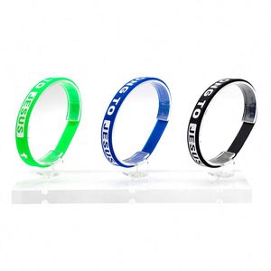 Pulsera de Silicona Ecológica de Alta Calidad con Diseño Religioso de Jesús para Eventos - Product Image 4