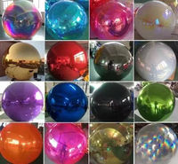 Ballon de miroir de sphère flottante en PVC lisse Disco Shinny pour la décoration d'événement de mariage