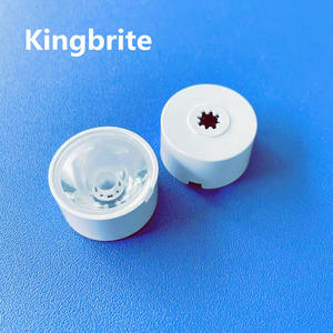 투명 20 <span class=keywords><strong>mm</strong></span> <span class=keywords><strong>15</strong></span> 도 원형 렌즈 투명 표면 와이드 빔 3535 3030 LED 렌즈 반사경 - Product Image 6