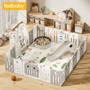 Feelbaby vendita calda a buon mercato prezzo pieghevole di alta qualità box per bambini al coperto recinzione per bambini