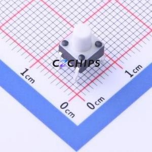2-1825910-2 Tactile Switch Through hole Component (THT)-4P,6x6mm Switch Single Pole Single Throw Round Button 1.6N Through Hole - Product Image 1