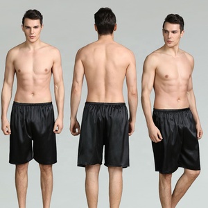 Pantalones cortos <span class=keywords><strong>de</strong></span> tabla Hombres Pantalones cortos <span class=keywords><strong>Pijama</strong></span> <span class=keywords><strong>de</strong></span> satén sólido <span class=keywords><strong>Hombre</strong></span> Ropa <span class=keywords><strong>de</strong></span> dormir <span class=keywords><strong>de</strong></span> noche - Product Image 3