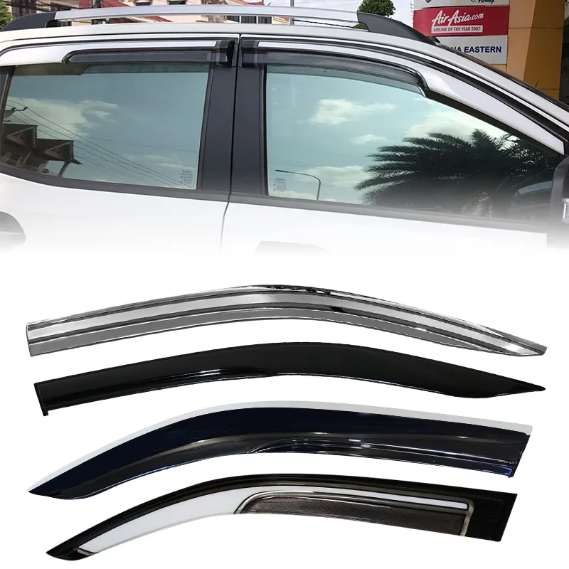 انتقاء ملحقات السيارة بـ 4 أبواب من حاجب نافذة الحقن لـ navara NP300 2014 ~ ON ، ملحقات حاجب نافذة الأكثر مبيعًا