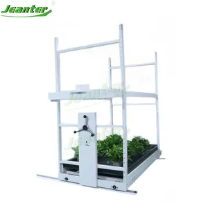 4x8 Ft Indoor Mobile Vertical Rolling Grow Rack Systems Indoor Farming