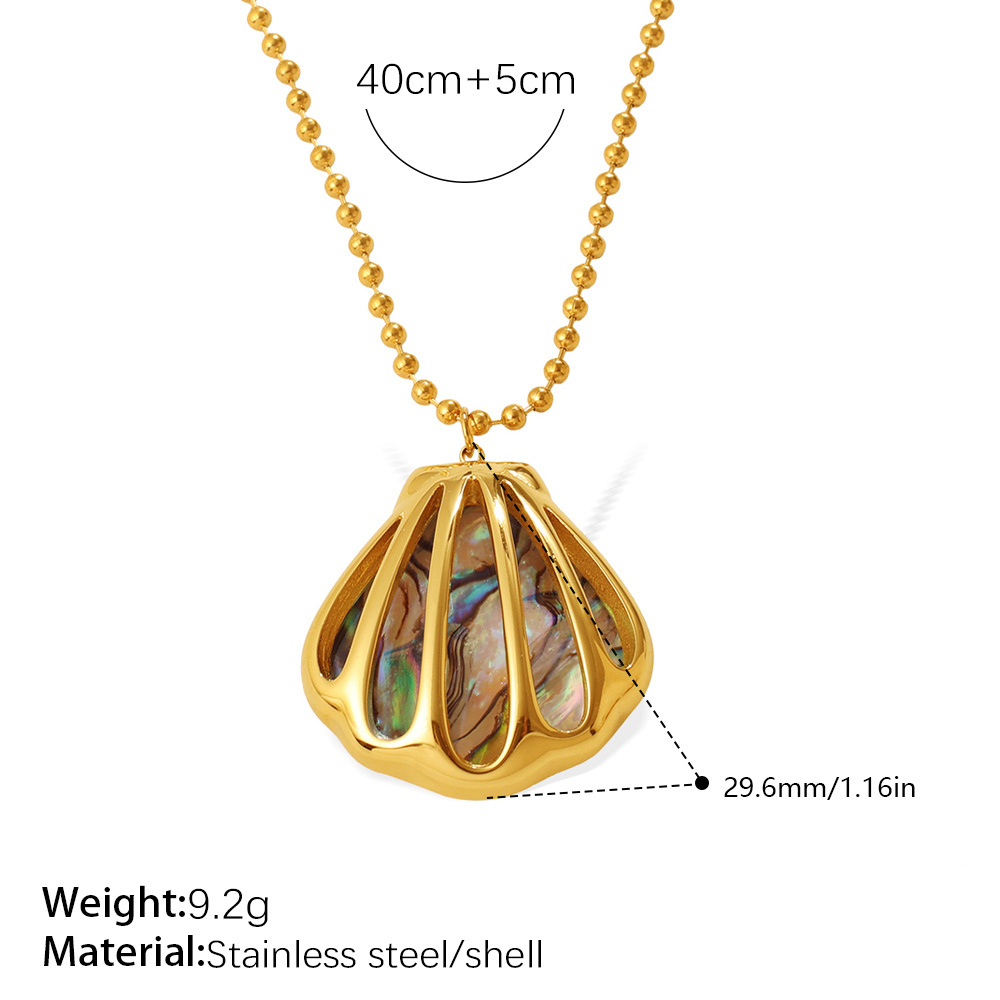 Collier coquillage XL884CRG