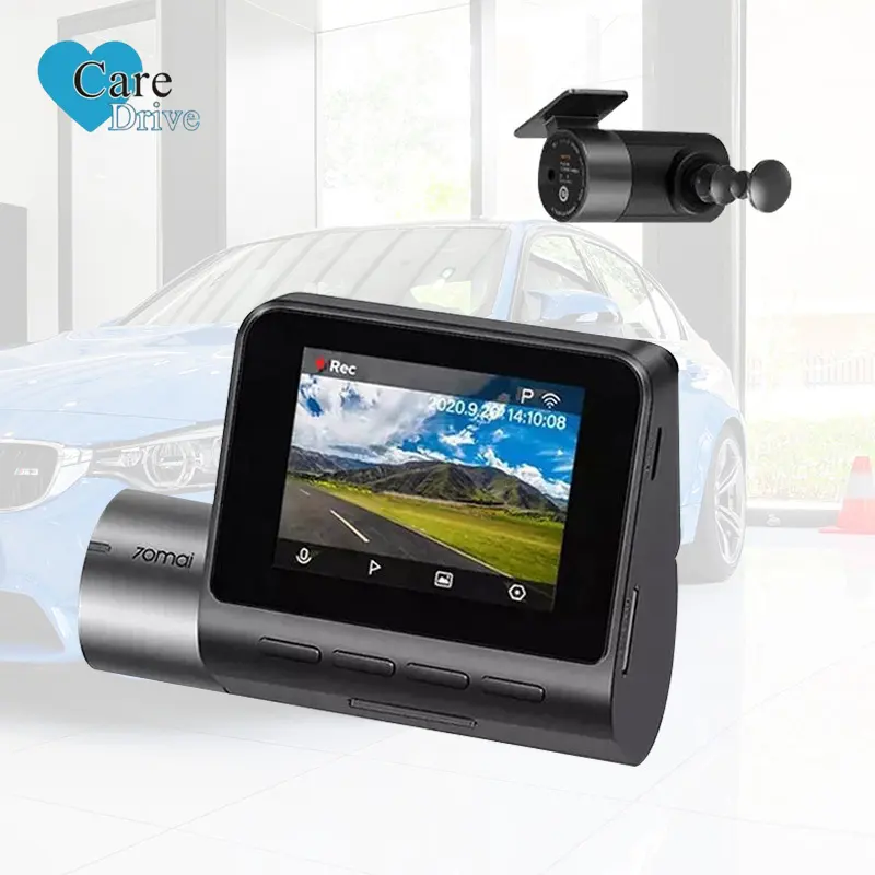 CareDrive Wifi Dash Cam Front And Rear Cam 4K+1080P Dvr Recorder Gps Car Black Box 24H Parking Monitor