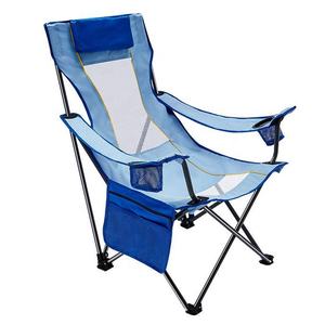 Échantillon gratuit oreiller porte-gobelets poche <span class=keywords><strong>maille</strong></span> dos acier léger inclinable sac à dos pliant chaise de plage - Product Image 1