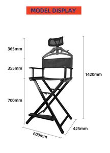 Silla Cosmética Moderna de Aleación de Aluminio para Exteriores, Portátil, con Reposacabezas y Patas Altas Plegables, para Uso en Parques y Hoteles - Product Image 2