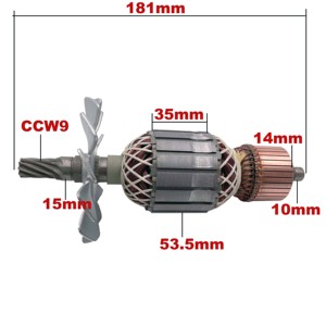 <span class=keywords><strong>อะไหล่</strong></span>ตัวยึดโรเตอร์กระดอง AC220V-240V สำหรับเลื่อยไฟฟ้าสารประกอบ HITACHI C10FCH2 - Product Image 2