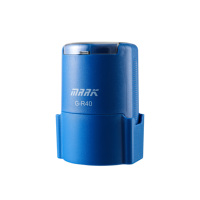 Sello automático de goma personalizado de la serie MARK para venta al por mayor, sello de texto para documentos, sello de oficina con cubierta inferior