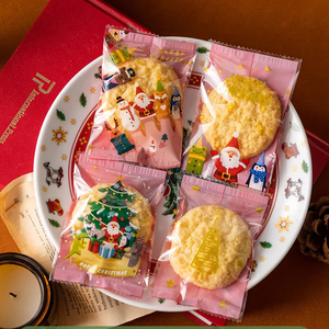 2024 mới giáng sinh kẹo túi nhôm lá kẹo Cookie Gummy protein thanh <span class=keywords><strong>wrapper</strong></span> trở lại con dấu bao bì túi - Product Image 2