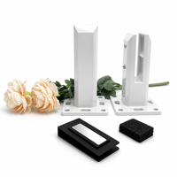 Série haute résistance SS2205 Acier inoxydable duplex finition satinée brossée pour système de balustrade côtière et support de verre