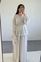 Vêtements islamiques personnalisés Mexizo, Abaya Dubaï et robes pour femmes, Abaya pour femmes, robe musulmane, ensemble pantalon deux pièces pour un usage quotidien modeste