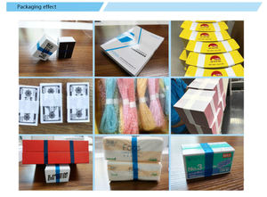 Largement applications largeur 20mm et 30mm bande de papier Machine à bande OPP pour mini emballage de petites marchandises avec certificat CE - Product Image 6