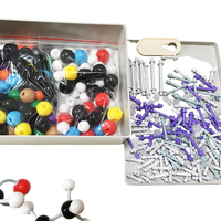 Kit de Modelos Moleculares de 444 Piezas, 136 Atómicos para Química - Construye Moléculas Orgánicas/Inorgánicas, Herramienta Educativa para Estudiantes/Laboratorio