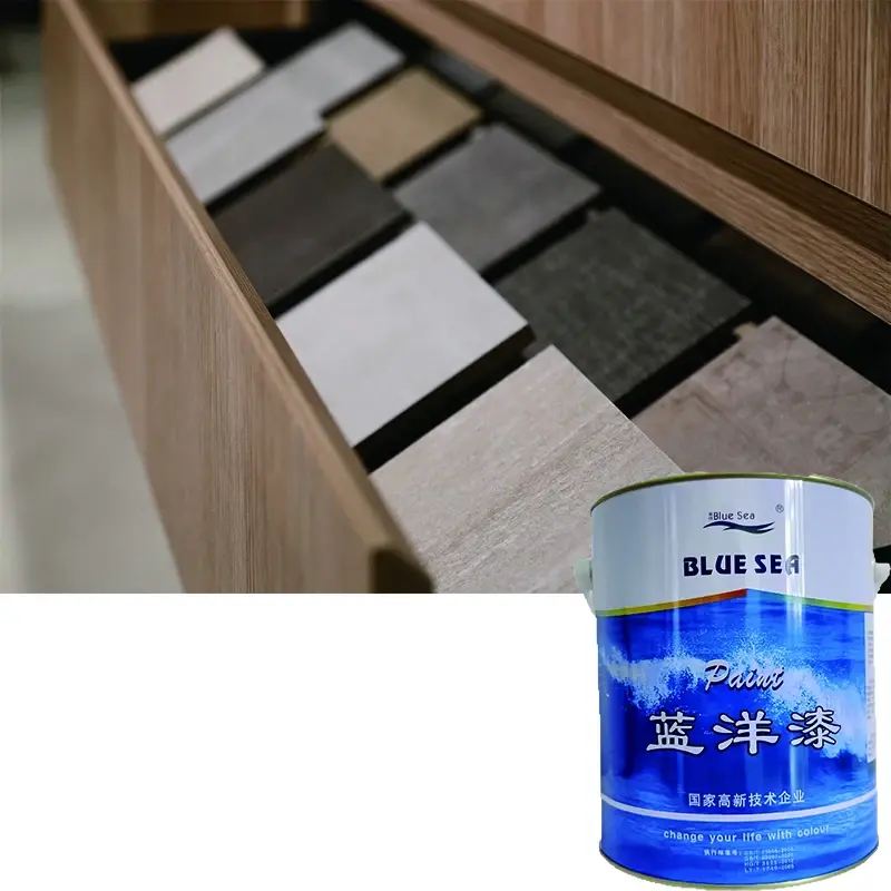 Rehausse la texture de la teinture pour bois foncé Peinture pour plancher en polyuréthane finition revêtement pour meubles en bois