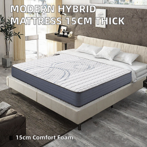 High Quality Modern Hybrid <b>Mattress</b> Cooling Memory Foam & Pocket <b>Spring</b> Soft 15cm -Thickness Home Furniture Bedroom Use - Product Image 2