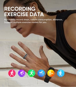 Bague connectée étanche avec suivi d'activité et commutation vidéo, compatible iOS et Android, pour hommes et femmes, bague <span class=keywords><strong>de</strong></span> santé - Product Image 2