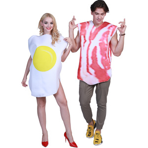 Ensemble de Déguisements Cosplay pour Couples Halloween, Thème Petit-Déjeuner, en Polyester, Unisexe pour Enfants, Approvisionnement Transfrontalier - Product Image 5