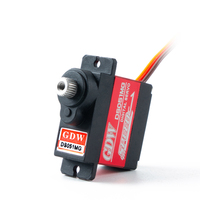 Moteur servo numérique à engrenages métalliques de haute précision GDW DS051MG 9G pour voiture RC, bateau, avion, hélicoptère, robot, projets de bricolage
