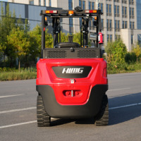 Chariot élévateur électrique pour entrepôt, contrepoids 2, 2,5, 3, 5 tonnes, hauteur de levage 3, 4, 5, 6, 7 m, déplaceur latéral, chariot élévateur à batterie