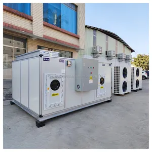 Unidad de aire acondicionado de expansión directa refrigerada por aire de 40HP 100% proporción aire fresco temperatura y humedad constantes