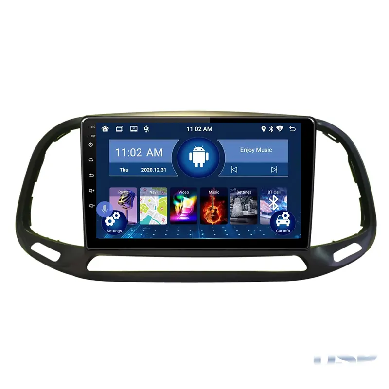Android araç dvd oynatıcı çalar radyo Fiat Doblo 2015-2020 araba multimedya oynatıcı Gps navigasyon sistemi Stereo ses Autoradio ses