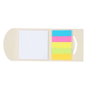 New Arrival Eco-Friendly Recycled Milk Carton Cover Notepads <b>Sticky</b> <b>Notes</b> Pen Set Fabric and Aluminum Material - Product Image 5