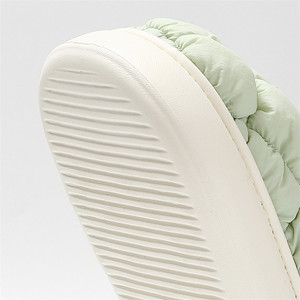 Women's Full-Cover Heel Winter for <strong>Slippers</strong> Cozy Fluffy Shoe Sock with Soft Wedge Indoor Shoes in <strong>Down</strong> Cloth Fluffy - Product Image 5