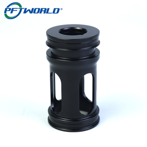 Piezas de aluminio anodizado mecanizadas con precisión por CNC, fresadas y torneadas, mecanizado OEM personalizado, mango de cobre arenado 0.001, repuesto <span class=keywords><strong>para</strong></span> torno - Product Image 1