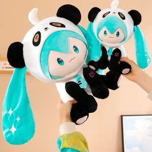 Peluches <span class=keywords><strong>de</strong></span> Panda Hatsune <span class=keywords><strong>Miku</strong></span>, Muñecas Lindas con Almohadas - Product Image 2