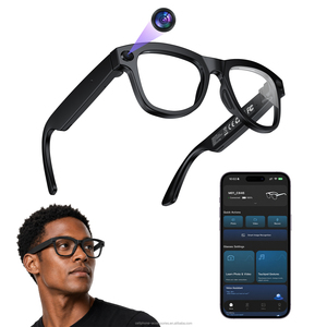 Lunettes Intelligentes Nouvelle Génération M01 avec Caméra 500W, Vidéo, <span class=keywords><strong>Traduction</strong></span> IA, Reconnaissance, Appel ChatGPT et Casque Portable - Product Image 1