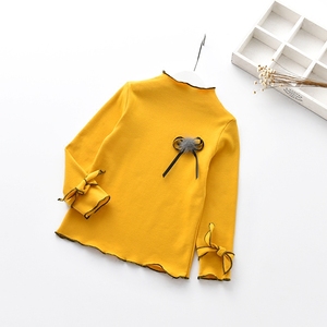 Nouvelle Blouse Coréenne Unie à Col Montant pour Enfants – Modèle Tendance - Product Image 3