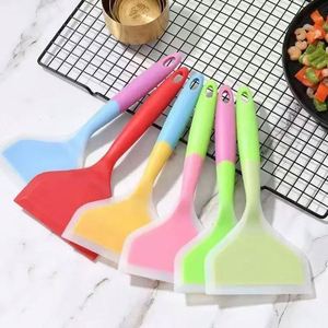 Spatules et pelles de cuisine en silicone résistantes à la chaleur, grattoirs de cuisine larges, écologiques, commande minimum 10 pièces, ustensiles de cuisine - Product Image 5