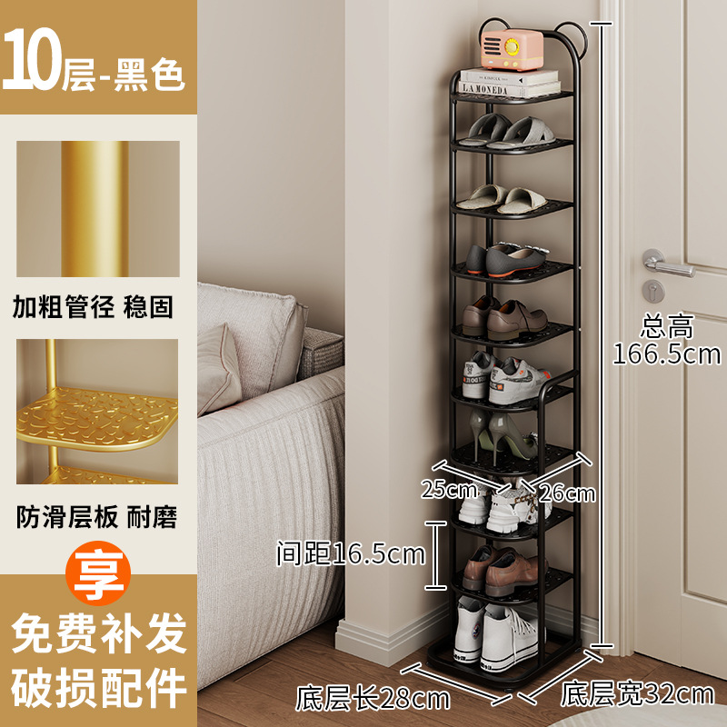Style oreille d'ours noir 10 couches
